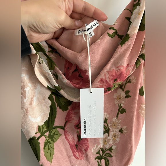 Reformation Pink Floral Dress - Picture 8 of 13
